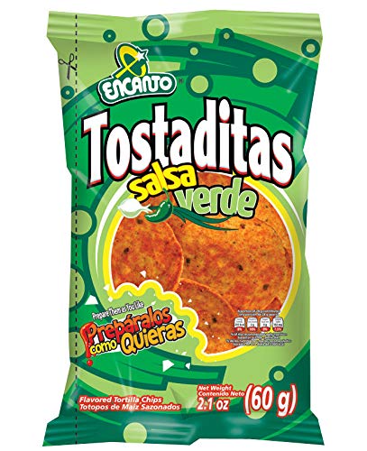 Encanto Tostaditas Salsa Verde 2.1oz (Pack of 35)