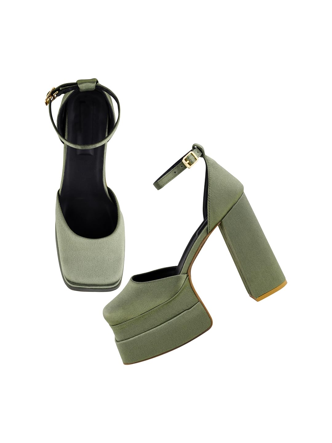 TRYME Classy Alluring Block Heels Perfect for Every Occasion, Elegant & Fashionable Platform For Womens & Girls (B0D9666DD7) Amazon Price History, Amazon Price Tracker
