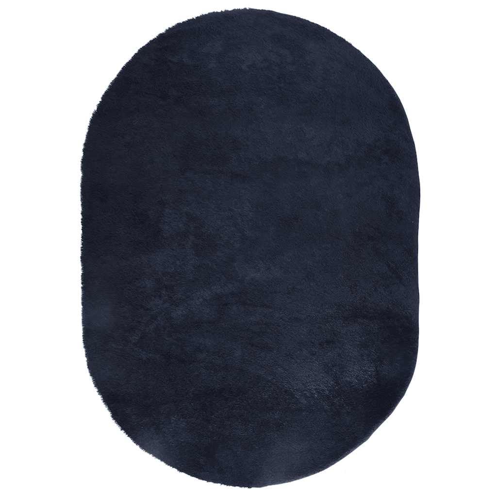 vidaXL Rug, Short Pile Floor Carpet for Living Room Bedroom, Soft and Washable Area Rug for Decorative, Anti Slip Floor Rug, Modern Style, Anthracite — image 1