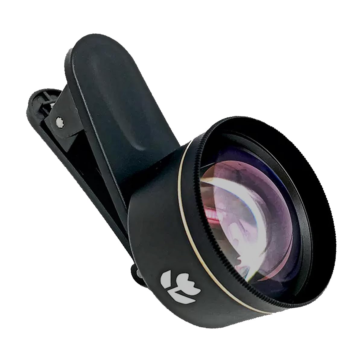 Kase Smartphone Master Makro-Objektiv mit Handy-Clip für iPhone 16, 15, 14, 13, 12, 11, 8, 7, XR X, XS, 6/Samsung/Android, 17 mm Gewindehalterung, Handy-Makro-Objektiv-Aufsatz, Metallgehäuse