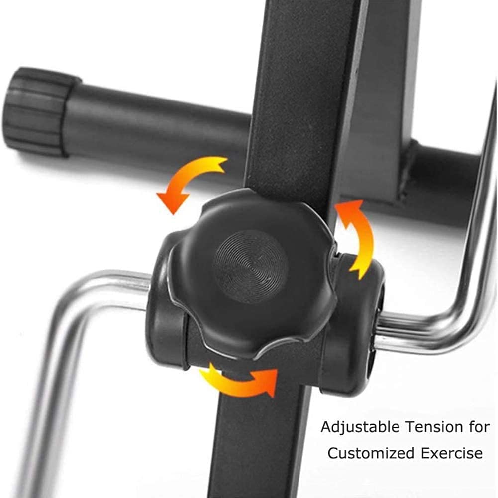 Pedaliera Pieghevole per Anziani, Bicicletta Riabilitativa con Monitor LCD, Attrezzatura Fitness per Palestre Domestiche, Cyclette per Esercizi di Riabilitazione DEG