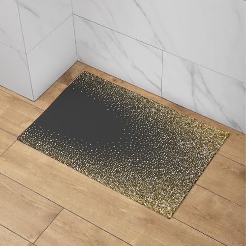 Tapis de sol bivouac original or et noir pour entrée et intérieur - 4