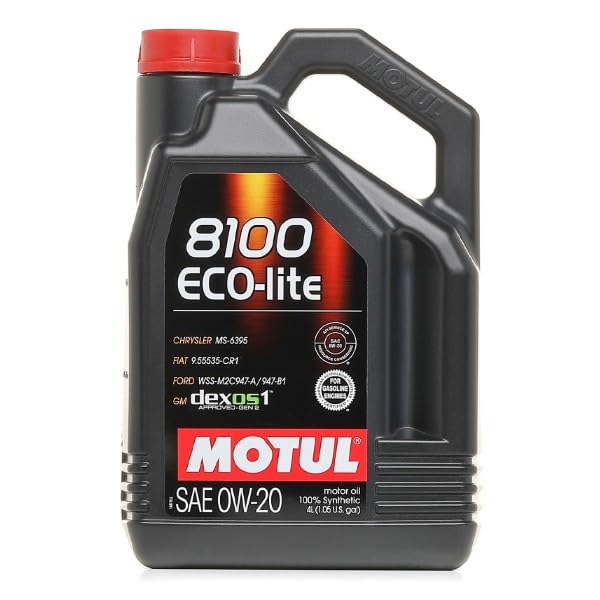 Óleo Para Motor De Carro Motul 8100 Eco-lite 0w-20 4l : Amazon.com