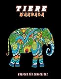 malvorlagen tiere erwachsene  Tiere Mandala Malbuch für Erwachsene: Mandala Ausruhen für Erwachsene und Kinder, Färbung Anti-Stress; Mandalas zum Ausmalen. Malvorlagen Tiere