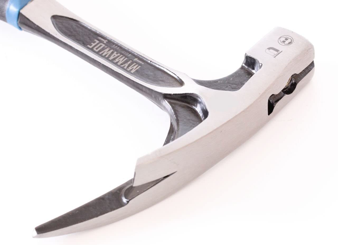 Profi Latthammer geschmiedet mit Anti Shock Funktion Lattenhammer Ganzstahl Hammer mit Magnet Dachdecker Zimmermann