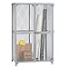 Metal Mesh Storage Locker 60"W x 36"D x 72"H