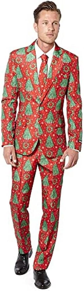 CHRISTMAS RED AD SUIT XL 46-48