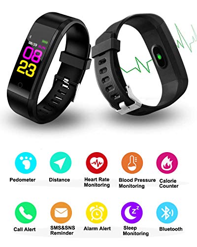 OumuEle B05 Fitness Cardiofrequenzimetro, Activity...