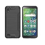 Phone Case Compatible with for Tracfone TCL-A2 Case (A507DL) / Alcatel TCL-A2 Case/Verizon TCL-Signa Case/Brush Shock Absorbing Dual-Layered (Combat Black)