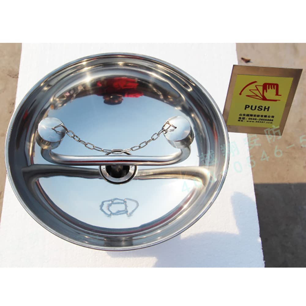 12-18L 304 Stainless Steel Emergency Wall Mounted Eyewash Station Double Mouth