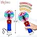 Playbees Light Up Spinning Wand – Magic LED Flashing Ball, Sensory Light Spinner Toy, Glow Wand Party Favor, Classroom Prizes, Fun Light-Up Gift for Kids