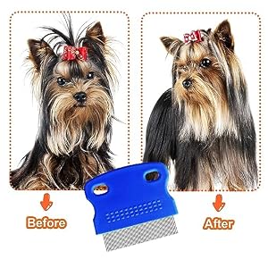 5 Pcs Pet Grooming Kit, Metal Comb For Dogs,Cat Grooming Comb,Tear Stain Removal Comb,Flea Comb For Dogs And Cats Pet Lice Comb,Shedding Comb,Dematting Tool For Small, Medium & Large Pets 5 Pcs Pet Grooming Kit, Metal Comb For Dogs,Cat Grooming Comb,Tear Stain Removal Comb,Flea Comb For Dogs And Cats Pet Lice Comb,Shedding Comb,Dematting Tool For Small, Medium & Large Pets