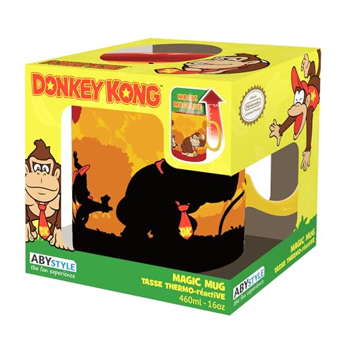 Donkey Kong - Tasse Ă changement de chaleur - 460 ml - Donkey Kong - Carton