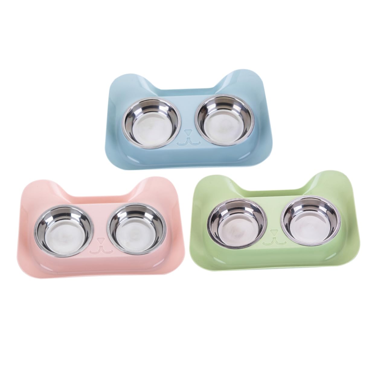 SUPVOX 2 Piezas Suministros De Mascotas Muelle Flotante Tortuga Sombrero De para Perros Cuenco para Mascotas Letra Una Decoración De Mesa Acero Inoxidable Tazón De Comida