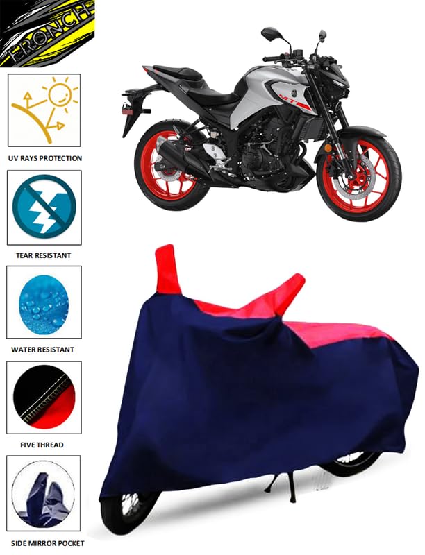 Image of Waterproof Bike /SCOOTY Cover for Yamaha MT-03 (MT-03 Bike Cover /MT-03 Bike Cover Waterproof /Yamaha MT-03 Bike Cover)