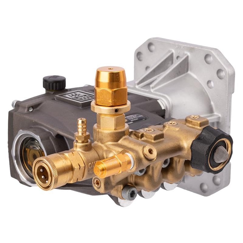 DW3635 AAA OEM Horiztonal Triplex Plunger Pump 3600 Max PSI, 3.5 GPM, 1' Hollow Shaft Compatible with Simpson, DeWalt, MI-T-M, and other major pressure washer brands