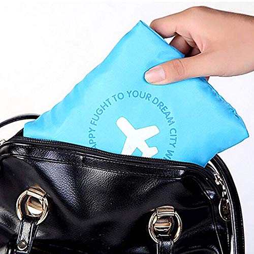Image of KPS Travel Foldable Nylon Duffle Tote Bag Portable Waterproof Handbag Folding Sport Weekend Shopping Luggage Bag Gym Sports Bag
