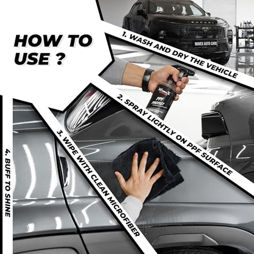 Image of Wavex PPF Protect Aftercare Spray for PPF & Vinyl Wraps - 5L | Aftercare Spray, Hydrophobic Shine, Dust Remover, Streak-Free Finish, Safe on Gloss, Matte & Satin Surfaces