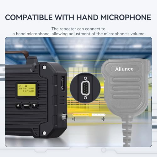 Image of (3rd Gen RT97) Retevis RT97L GMRS High-Power Repeater, IP66 Waterproof, Long Range Base Station Compatible with Raspberry Pi for Emergency, Farms, Remote Areas & Home Use (1 Pack)