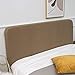 Cover Bett Kopfteil Hussen/Bezug, 120/150/180/200cmBettkopfteil Hussen Boxspringbezug Stepp Einfarbig Staubhülle Beige Kopfbedeckungen Elastische All-Inclusive Kopfteilbezug Schlafzimmer Dekor