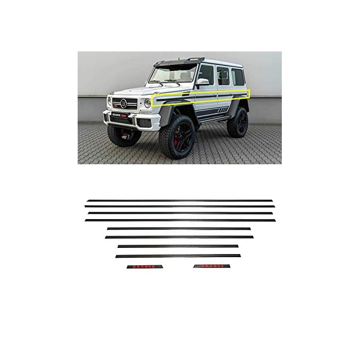 Buy MercedesBenz GClass W463 Red Color G Wagon Moulding Brabus