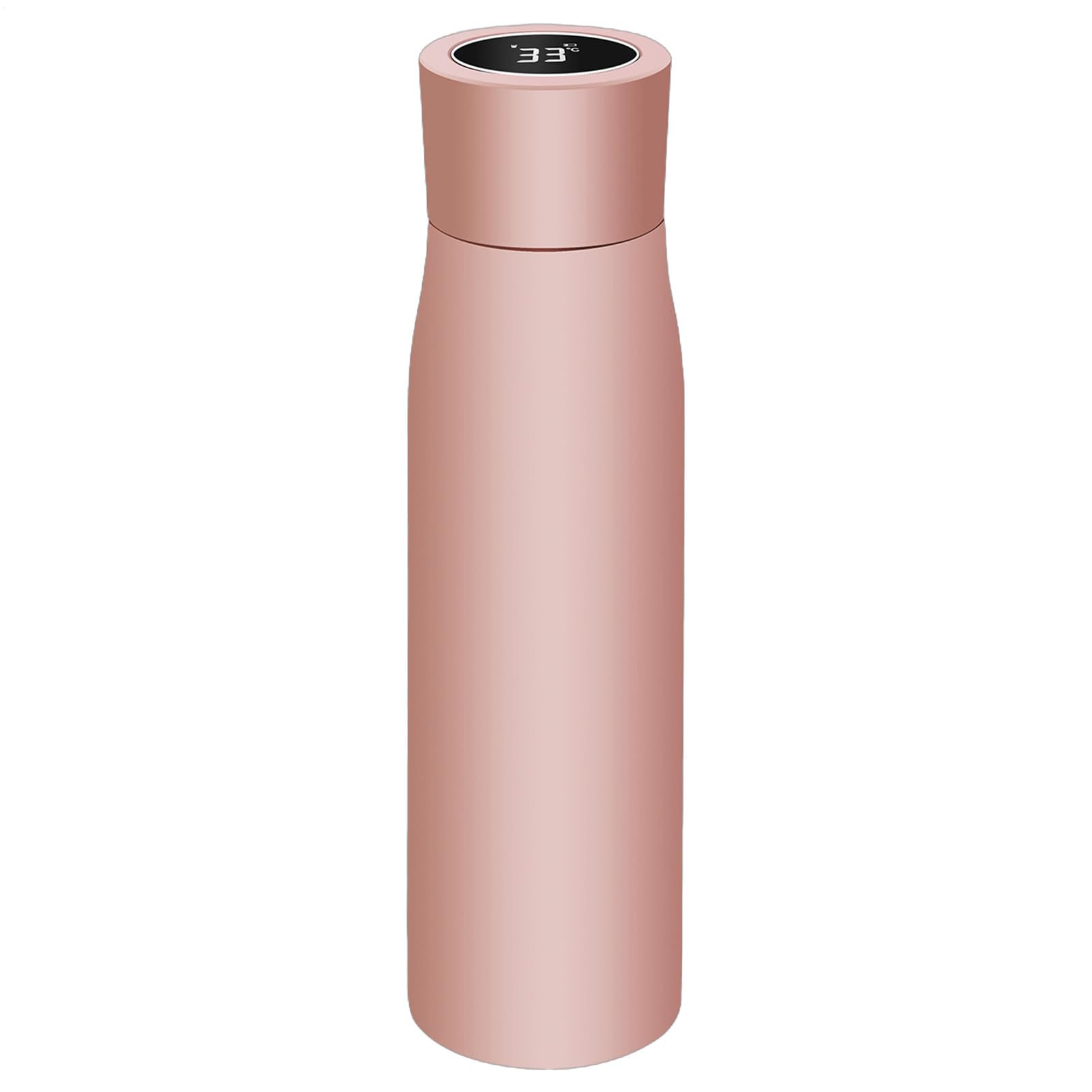 Intelligente Wasserflasche mit Erinnerung für das Trinken von Wasser | LED Thermoflasche Mit Temperaturdisplay - Rutschfester Boden, Weite Öffnung, Vakuumisolierte Trinkflasche,Für Outdoor Sport A