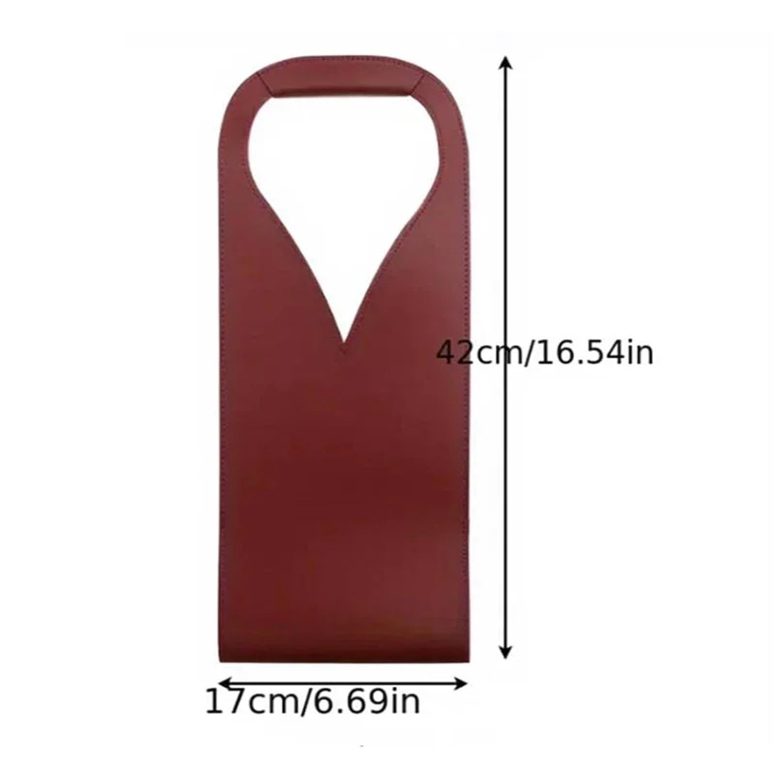 Weinbeutel Leather Wine Tote Carrier Double Layer
