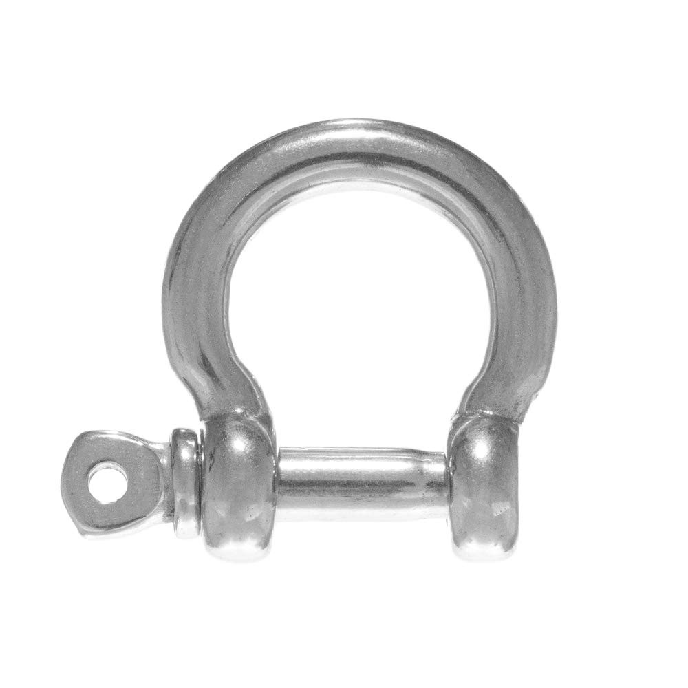 PARACORD PLANET Stainless Steel and Alloy B-Shackles, D-Shackles, O-Shackles, U-Shackles for Paracord Survival Bracelets (Pack and Single Sizes)