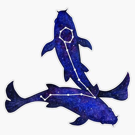 Astrological Sign Pisces Constellation Sticker Bumper Sticker Vinyl Decal 5