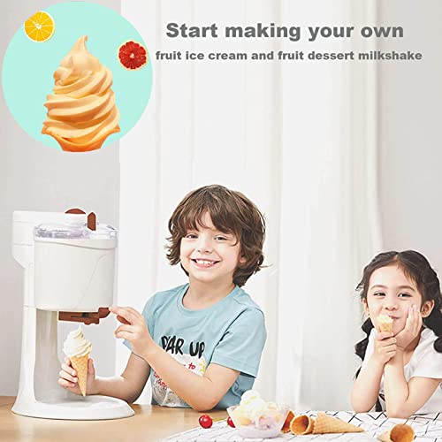 Softeismaschine, Heim Eismaschine, 1 l, DIY Eismaschine mit Hoher Kapazität, Automatischer Mini Frucht Softeis… – Bild 6