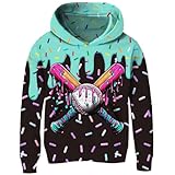 Idgreatim Baseball Hoodies for Boys Kids 11-13T Funny...