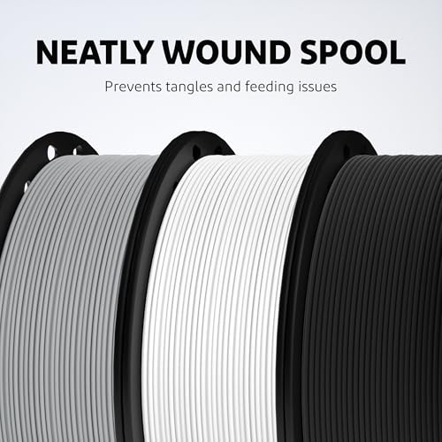 Image of ELEGOO 250g Matte PLA Filament Bundle 1.75mm, 8 Colors 3D Printer Filaments Dimensional Accuracy + /- 0.02mm, 8 Pack 250g Spool Multicolors Fits for Most FDM 3D Printers