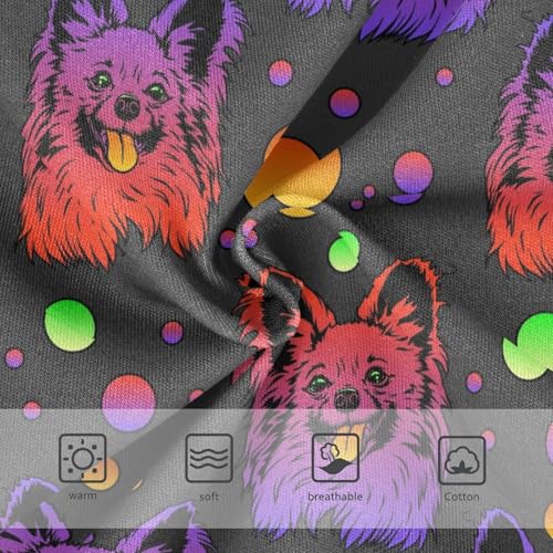 Wusikd Dog Girls' Underwear Cotton Girls Briefs Soft Toddler Underwear 6T3