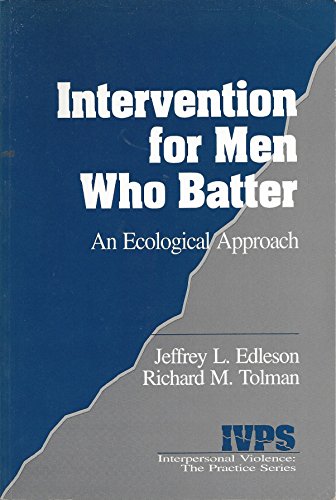 Intervention for Men Who Batter: An Ecological ... 0803942656 Book Cover
