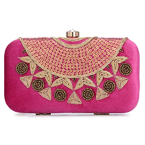 Image of For The Beautiful You Neck Embroidered Women's Clutch