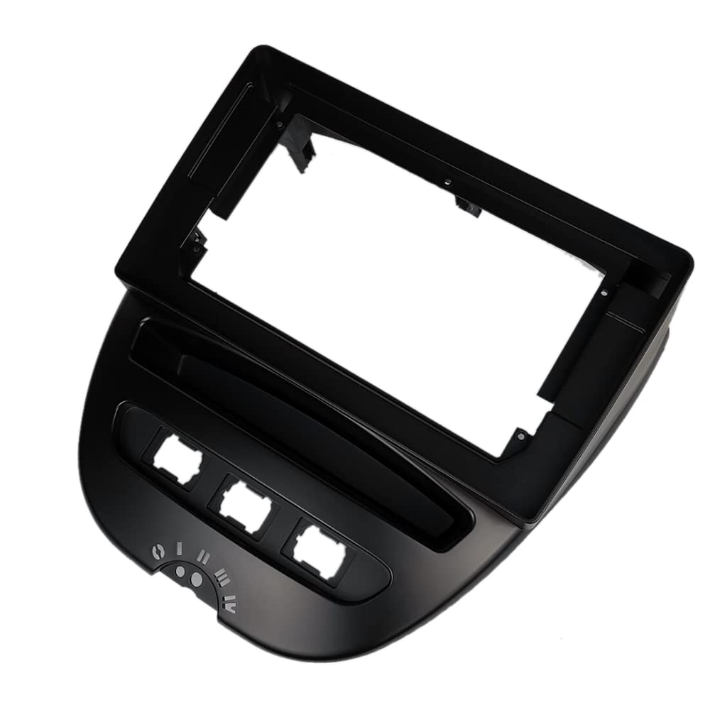 Façade autoradio 2 DIN 10,1 tableau de bord 107 C1 kit intégration console centrale 2005-2014 - 8