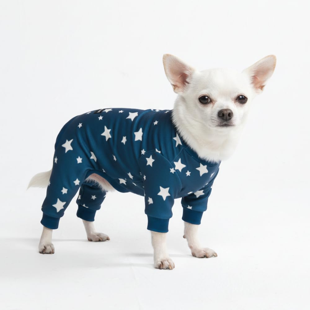 Spark Paws Dog Pajamas - Stretch Onesie Recovery Full Leg Surgery Suit PJS