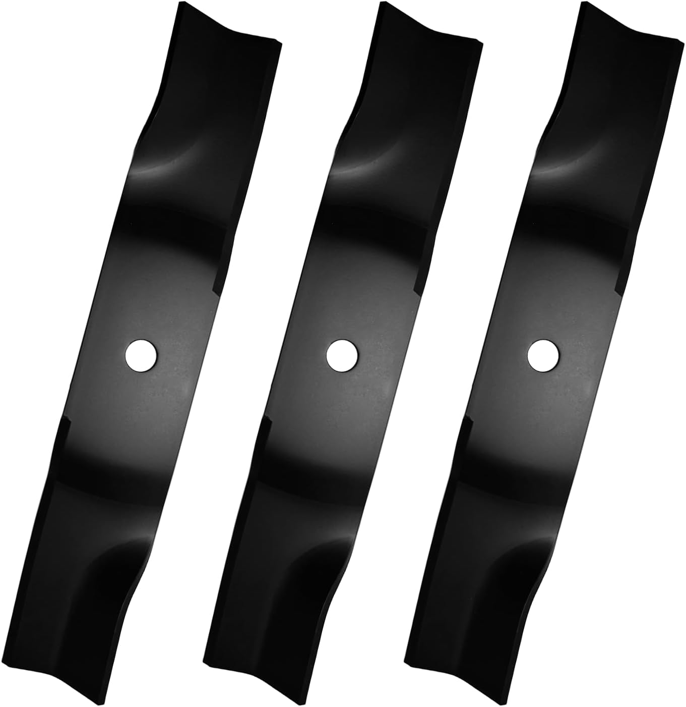 942-04417 742-04417 High Lift Mower Blades Compatible with 48" Deck Cub Cad et GT-2148 Z-Force L48 Craft sman Z8200 MTD Enforcer Recon Lawn Tractors,Replace 01005336 01005336P 02005017 19A70037,3 PACK