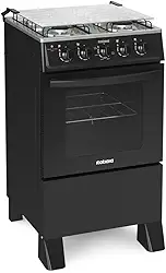 Fogão Itatiaia 4 Bocas Star Clean New Preto