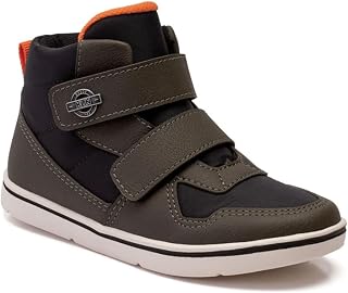 Bota Infantil Menino Klin Mini Flyer Verde Militar/Preto