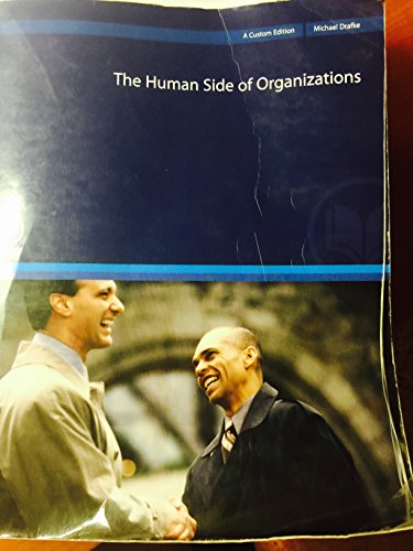 MGT 251 Human Side of Organizations ((A Custom ... 0536507961 Book Cover