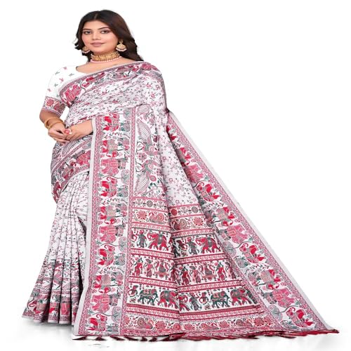Zari Embroidery Saree With Unstitched Fancy Work Blouse Piece Saree For Women