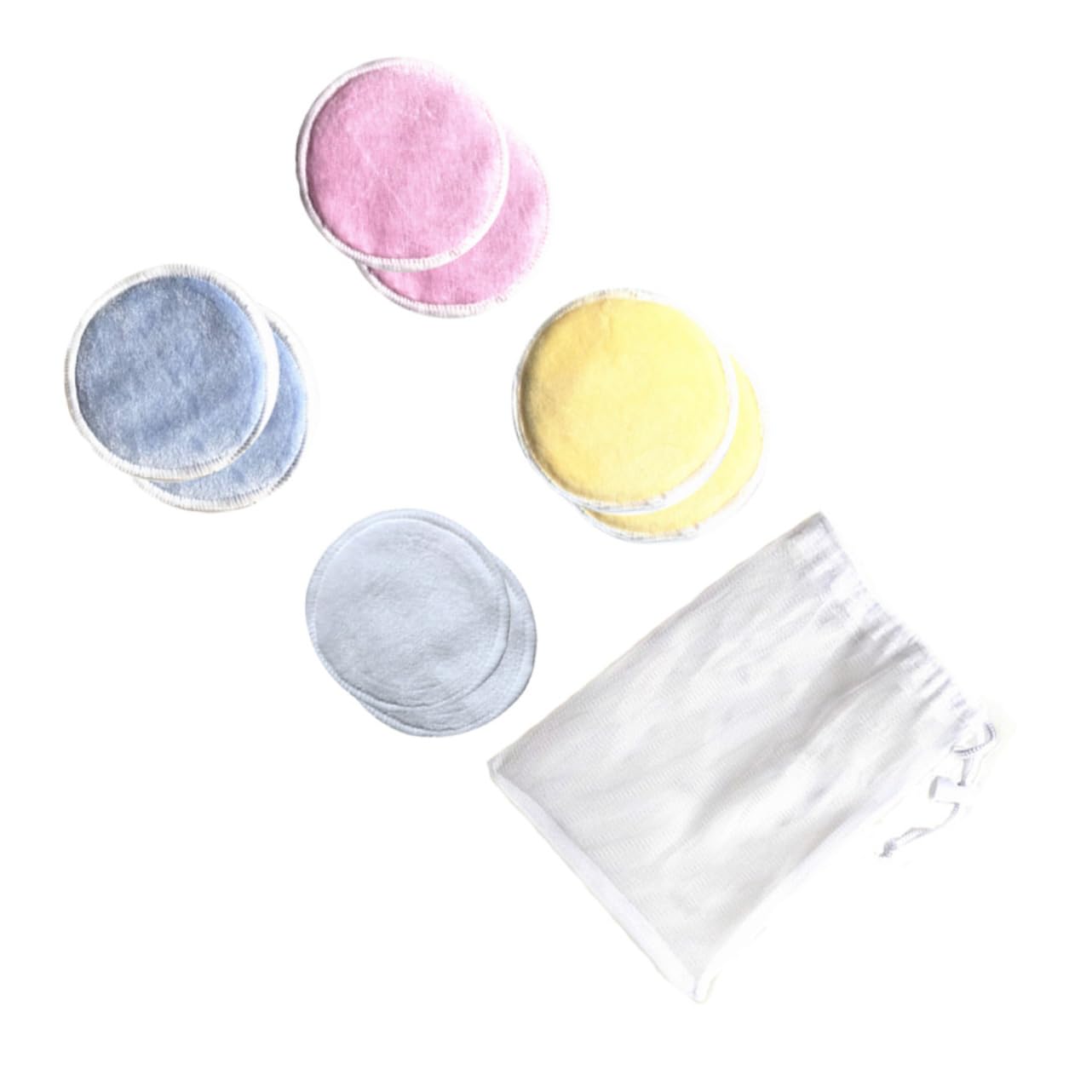 IWOWHERO Makeup Pads 8 Pack 3-Layer Facial Cleansing Mats Reusable Cotton for Deep Cleaning Safe for Skin