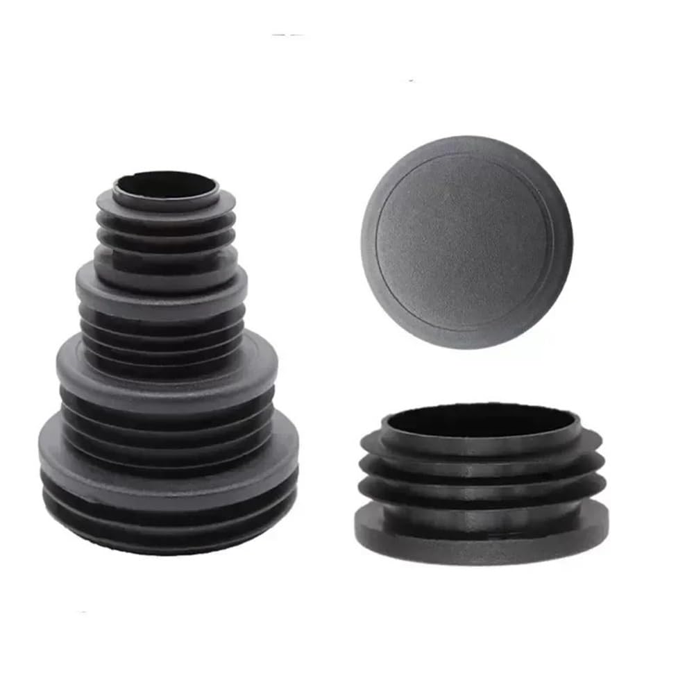 Tapón de Orificio de plástico for Tubo de Acero Redondo, Tapa de Extremo for Muebles, Cubierta de Pata de Silla, Tubo de Metal, Deslizador de Escalera de aleación(50mm,32pcs)