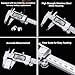Kynup Digital Caliper, Caliper Measuring Tool, Micrometer Dial Vernier Caliper Digital, Full Turn Off, Stainless Steel, Switch from Inch Metric Fraction (6Inch/150MM)