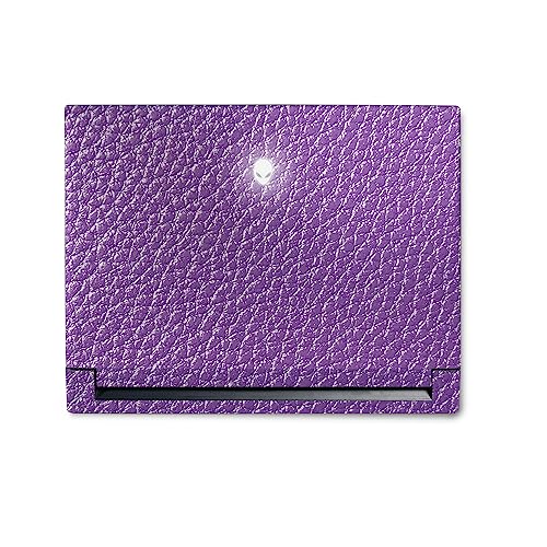 Image of MightySkins Skin Compatible with Alienware M18 R1 (2023) Full Wrap Kit - Purple Pleather | Protective, Durable, and Unique Vinyl Decal wrap Cover | Easy to Apply & Change Styles | Made in The USA