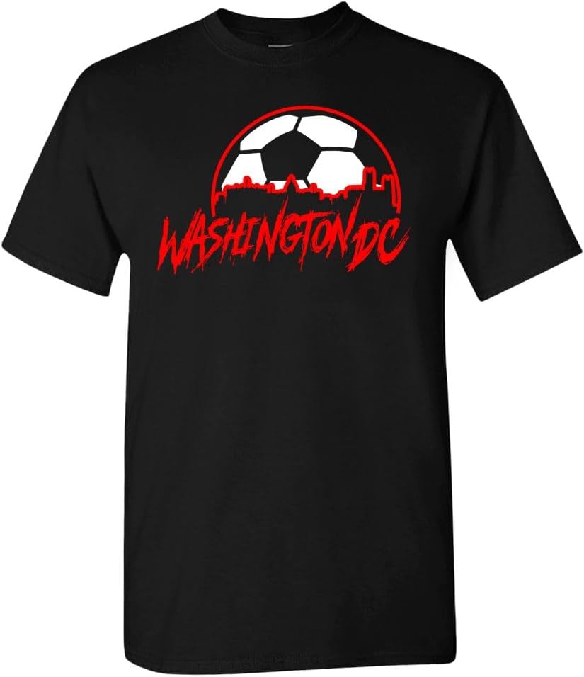 Xtreme Apparrel Team City Skyline Men's T-Shirt for Soccer Fans