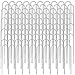 Produktbild AMANKA 100 Stück Ø3,2mm Erdanker verzinkt 150x30mm Befestigungsanker Unkraut-Vlies Stahl Erdnägel Bodenanker U-Form rund
