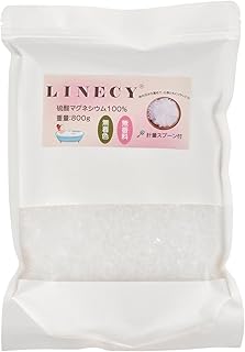 入浴剤 エプソムソルト 硫酸マグネシウム 天然成分 保湿 高純度 以上計量スプーン付 無香料 ホワイト 800g