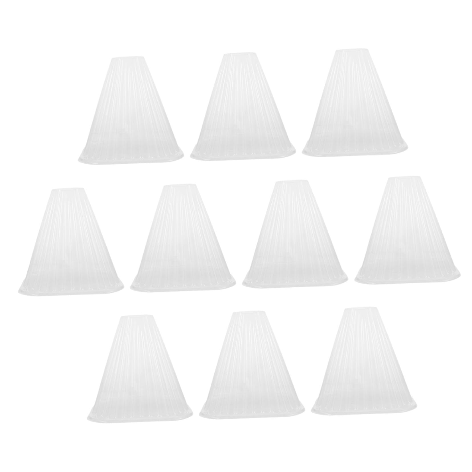 BESTonZON Cloche Conique pour Plantes, Lot de 10, Pet, Protection
